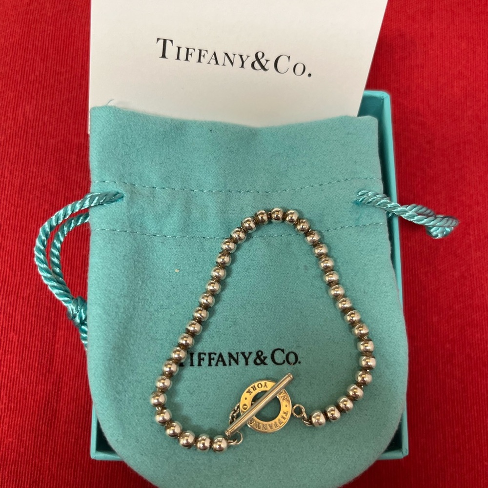 Great Condition Tiffany Signature Bead Bracelet